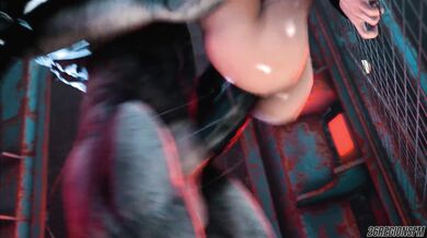 Monster Fucks Marie Rose in a Gruesome Gangbang