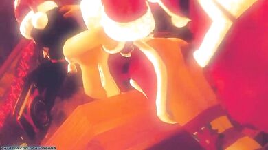Elizabeth's Perverted Christmas with the Kinky Santa - Dragonbomb