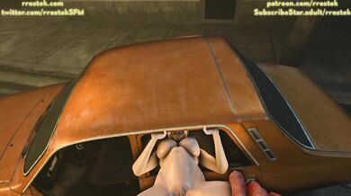 Demon Monster ruthlessly pounds Rachel's wet pussy in a fierce backseat fuckfest - Rrostek
