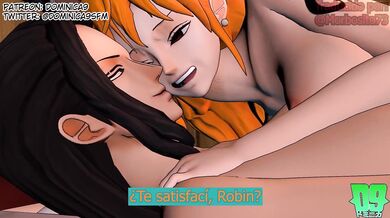 Nami y Robin futanari (SUBTITULOS EN ESPAÑOL)