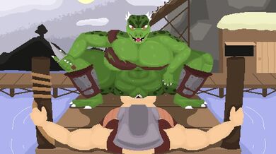 Strap-On Dildo Fucking An Argonian