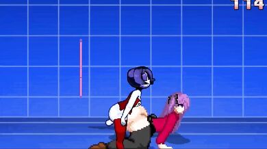 Squishy Futanari vs. Tiny Schoolgirl: The Rinko and Rin Love Fest