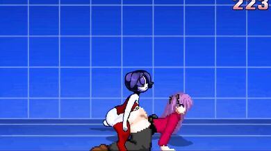 Squishy Futanari vs. Tiny Schoolgirl: The Rinko and Rin Love Fest