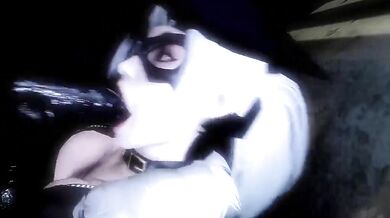 Black Cat Gets Nailed by Venom's Dragon Snake - Dragonbomb