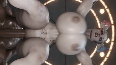 Harley Quinn's Jiggly Booty Gets Nailed by Blacked and Dubush1ne34