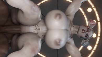 Harley Quinn's Jiggly Booty Gets Nailed by Blacked and Dubush1ne34