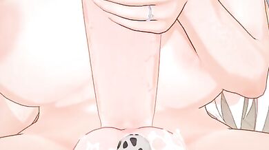 Double Donged Dickgirl Wanking