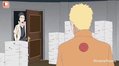Hinata Fucks Naruto in His Office after Their Kids Go to Bed [Naughty Toons]