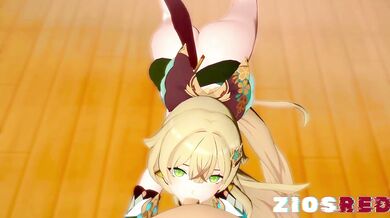 Kirara Genshin Impact Hentai Sex (720P): Blonde Catgirl Nekomimi Half Naked