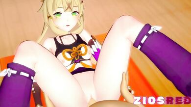 Kirara Genshin Impact Hentai Sex (720P): Blonde Catgirl Nekomimi Half Naked