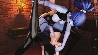 Stretching Her Tight Butthole: The Futa Flexibility Workout