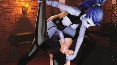 Stretching Her Tight Butthole: The Futa Flexibility Workout