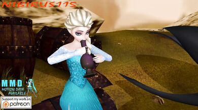Mrs. Frozen Gets Tentacled