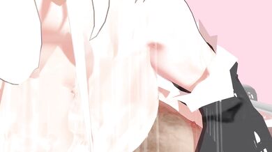 Busty Maid Chisato Gets Pounded while Riding her Lover
