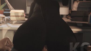 Asian Ass-fucking from Behind in High Definition - Kinky Cum Shot in 3D