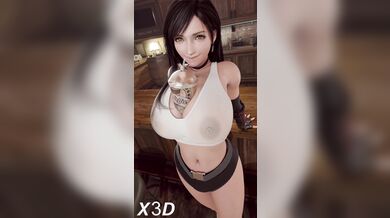 Tifa Lockhart's Bootylicious Bouncing Bonanza in 4K