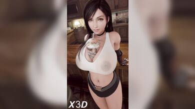 Tifa Lockhart's Bootylicious Bouncing Bonanza in 4K