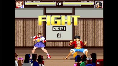 Luffy Receives a Futanari Discipline from Sakura