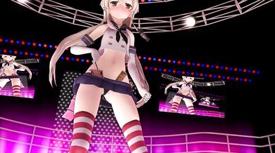 Sweetest Apple Butt Pie - Masturbating with Shimakaze's Juicy Ass [R18+ MMD]