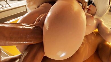Shrill Moans of Pleasure During Anal Penetration