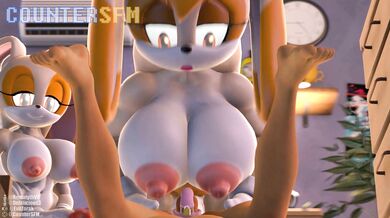 Two Futa Lesbians Share One Lucky Male in a Steamy Tag Team Session