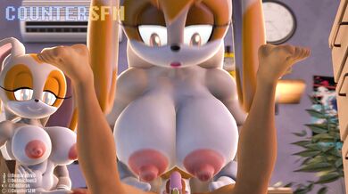 Two Futa Lesbians Share One Lucky Male in a Steamy Tag Team Session