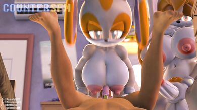 Two Futa Lesbians Share One Lucky Male in a Steamy Tag Team Session