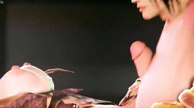 Ivy's Futanari Cock Gets Torn Up by Soul Calibur's Taki in a Mind-Blowing Paizuri Session