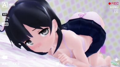 Ushio's Intimate Photoshoot in the Bedroom