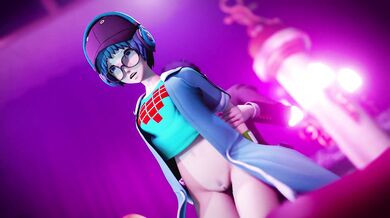 Naughty Futaba and Cute Fuuka Exchange Sensual Touches in a Racy Amateur Video