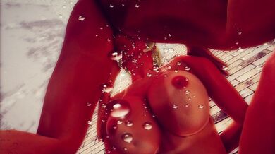 MILKY MAID ODETTE VALLETE SOAPS UP HER CREAMY FLESH IN THE STEAMY SHOWER
