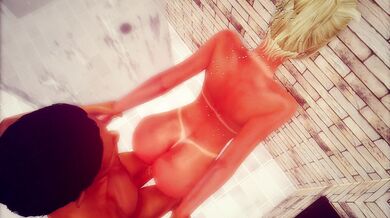MILKY MAID ODETTE VALLETE SOAPS UP HER CREAMY FLESH IN THE STEAMY SHOWER