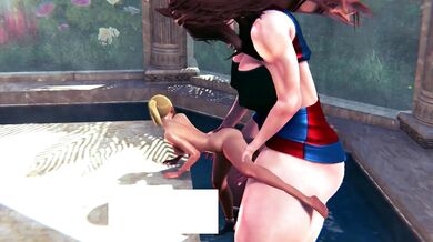 Android 18 and Android 21 in a Lesbian Romp!