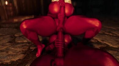 Double the Fun with Two Futa Succubi Masturbating in Unison