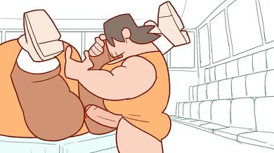 Orgy Fuckfest in the Ring: Wrestling Porn Parody