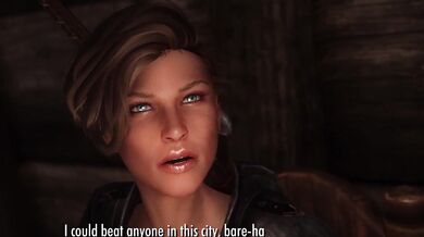 The Dragonborn's Balls Deep in Uthgerd's Challenging Throat