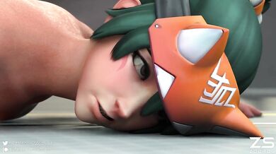 Dripping Wet Kiriko: Overwatch's Squirting Secret Revealed in a Solo Masturbation Session