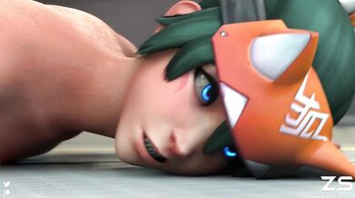 Dripping Wet Kiriko: Overwatch's Squirting Secret Revealed in a Solo Masturbation Session