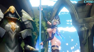 Pure LOL Ashe's Sexy Pole Dancing!