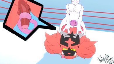 Pokemon Prowess: Mewtwo and Incineroar's Forbidden Pleasure [DarksideofDiscovery]