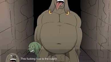Goblin King's Anal Expansion of Ross' Butt