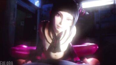 Slutty Superfight: Juri vs. Chun-Li in a Sexy Street Brawl