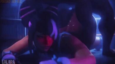 Slutty Superfight: Juri vs. Chun-Li in a Sexy Street Brawl