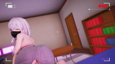 Craving for Cash, Black Masked Sister Seduces on the Side