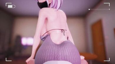 Craving for Cash, Black Masked Sister Seduces on the Side