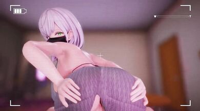 Craving for Cash, Black Masked Sister Seduces on the Side