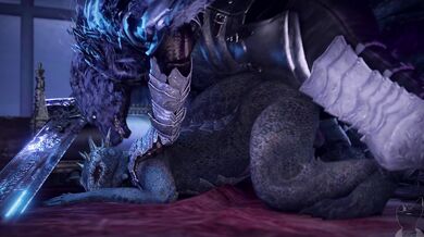 Blaidd's Bone-Breaking Bondage with the Argonian Beauties of Elden Ring and The Elder Scrolls