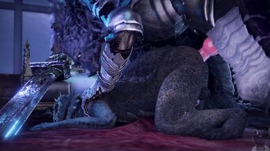 Blaidd's Bone-Breaking Bondage with the Argonian Beauties of Elden Ring and The Elder Scrolls