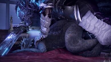 Blaidd's Bone-Breaking Bondage with the Argonian Beauties of Elden Ring and The Elder Scrolls