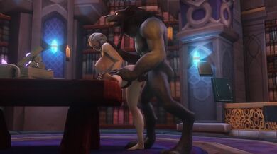 Worgen's Cock Fucked Jaina Raw